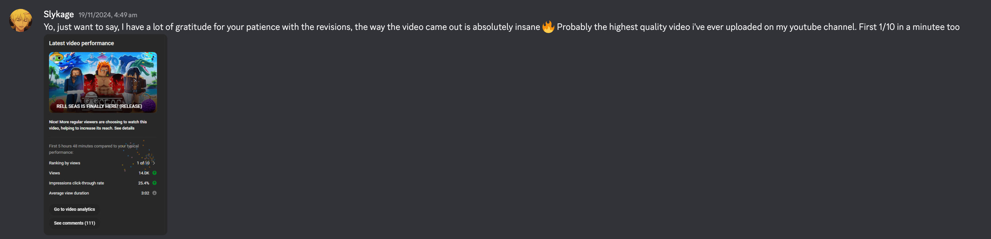 slykage testimonial